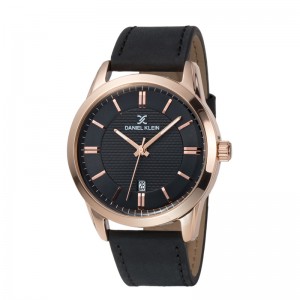 Daniel Klein DK11844-3 Rosegold Black